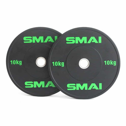SMAI - HD Bumper Plates (Pair) - 10kg - Olympic Bumper Plates - MMA DIRECT