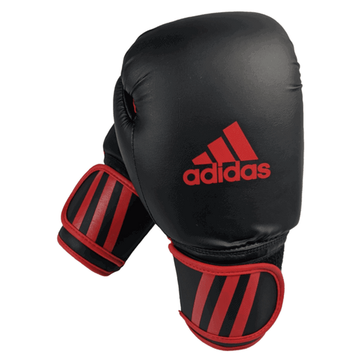 Adidas Boxing Gloves 12oz & Focus Pads Combo Set Kit - Black Red - Focus Pads - MMA DIRECT