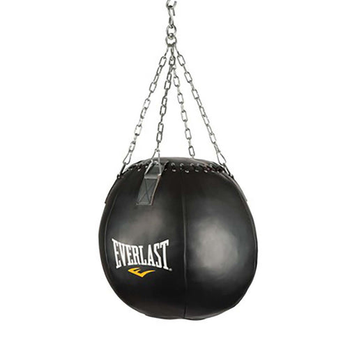 Everlast Wrecking Ball Punching Bag 36kg + Chain - Black - Punching Bag - MMA DIRECT