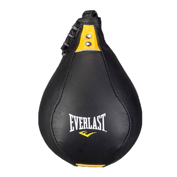 Everlast Kangaroo Leather 10" Speed Ball Bag - Black - Speed Balls - MMA DIRECT