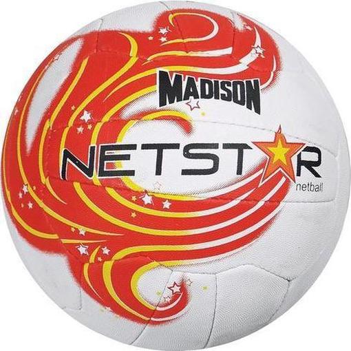 Madison Netstar Netball - Red Size 5 - Netballs - MMA DIRECT