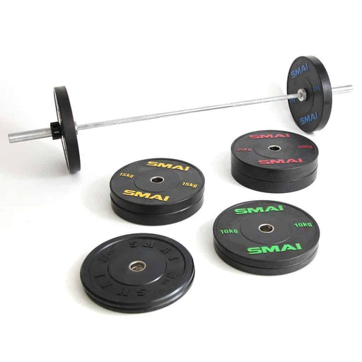SMAI - 150kg Classic Lifter's Package - Olympic Bumper Plates - MMA DIRECT
