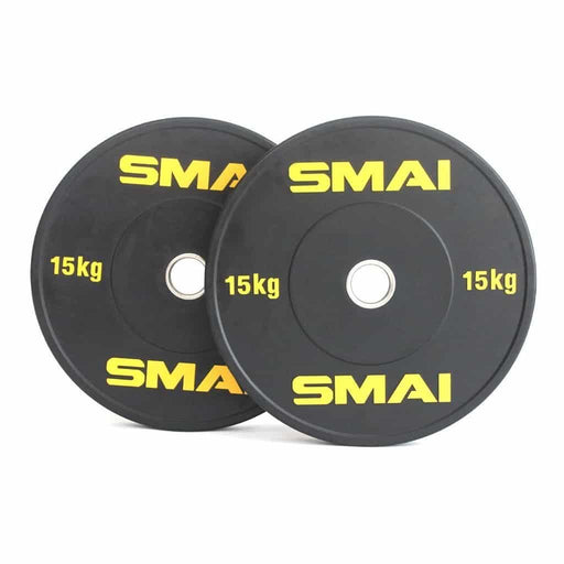SMAI - HD Bumper Plates (Pair) - 15kg - Olympic Bumper Plates - MMA DIRECT