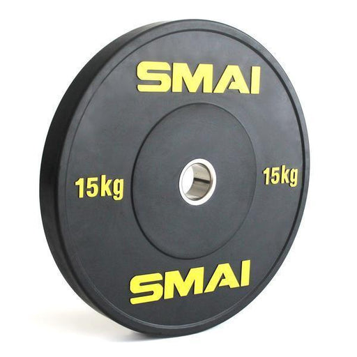 SMAI - HD Bumper Plates Set - 5 pairs of 15kg (150kg) - Olympic Bumper Plates - MMA DIRECT