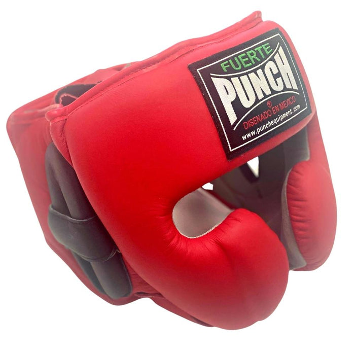 Punch Large Mexican Elite Leather Boxing Headgear - Head Guard - MMA DIRECT