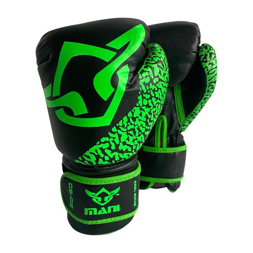 Mani Kids Boxing Gloves 6oz - Green - Kid / Teen Gloves - MMA DIRECT