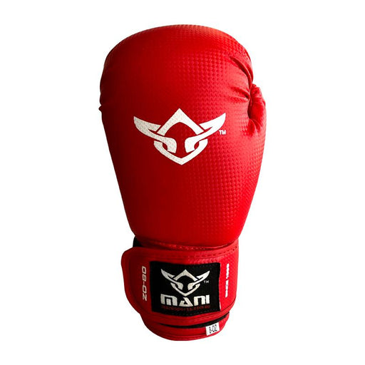 Mani Teenager Boxing Gloves 8oz - Red - Kid / Teen Gloves - MMA DIRECT