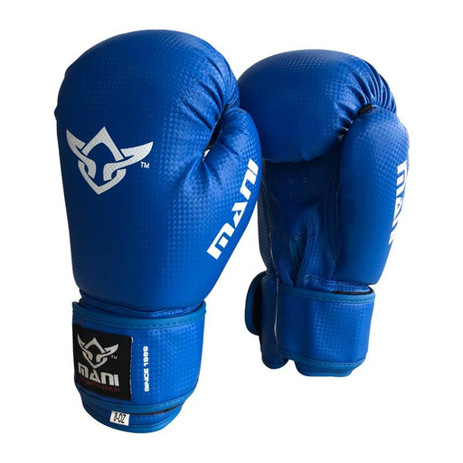 Mani Teenager Boxing Gloves 8oz - Blue - Kid / Teen Gloves - MMA DIRECT