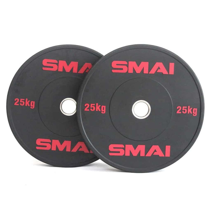 SMAI - HD Bumper Plates (Pair) - 25kg - Olympic Bumper Plates - MMA DIRECT