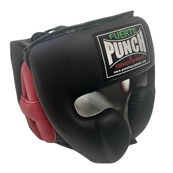 Punch Large Mexican Elite Leather Boxing Headgear - Head Guard - MMA DIRECT