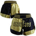 Adidas Muay Thai Boxing Shorts – Black & Gold - Muay Thai Shorts - MMA DIRECT