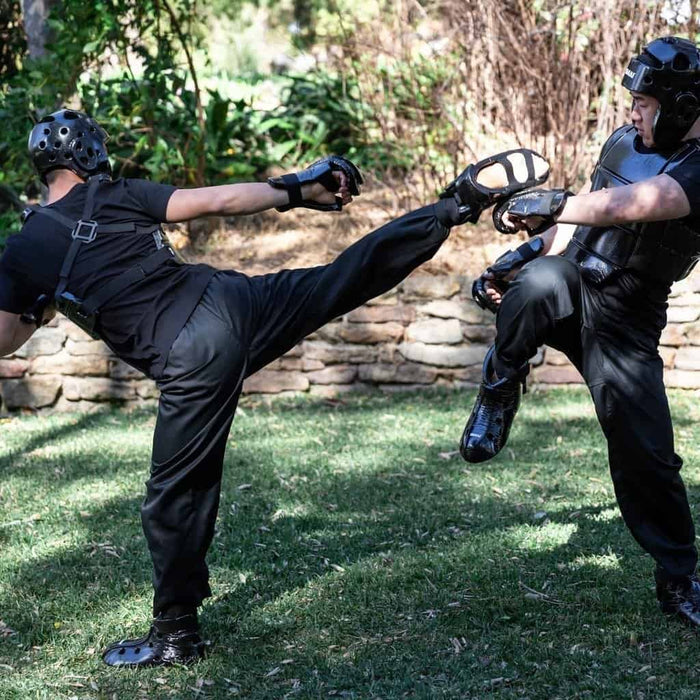 SMAI Martial Arts Head Guard Gear - Dipped Black (S / M / L / XL ) - Martial Arts Head Guards - MMA DIRECT