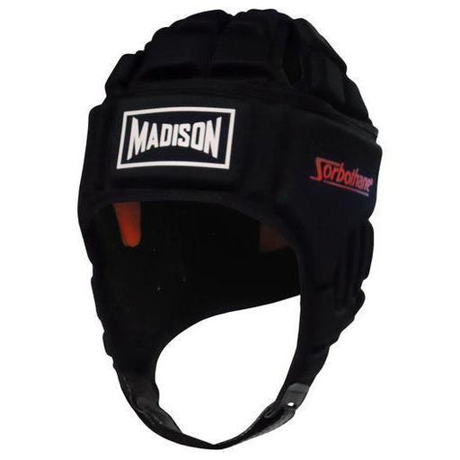Madison Genesis Headguard - Black Rugby League NRL - Rugby League Headguards - MMA DIRECT