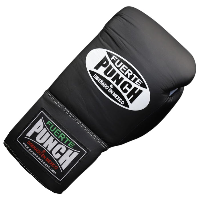 Punch Mexican Fuerte Lace Up Leather Boxing Gloves