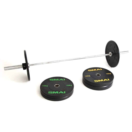 SMAI - 90kg Classic Lifter's Package - Olympic Bumper Plates - MMA DIRECT