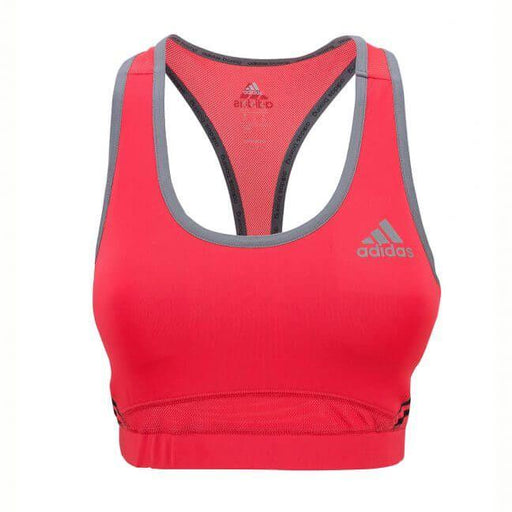 Adidas Train Brast Sports Bra – Shock Red - Womens Shirts - MMA DIRECT