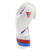 Adidas Adispeed Pro Boxing Gloves With Strap - White - Boxing Gloves - MMA DIRECT