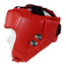 Adidas AIBA Leather Pro Boxing Head Gear Guard Blue Red [S/M/L/XL] - Head Guard - MMA DIRECT