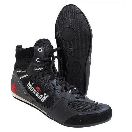 Morgan V2 Endurance Suede Pro Boxing Boots Professional Grade - Boxing Shoes - MMA DIRECT