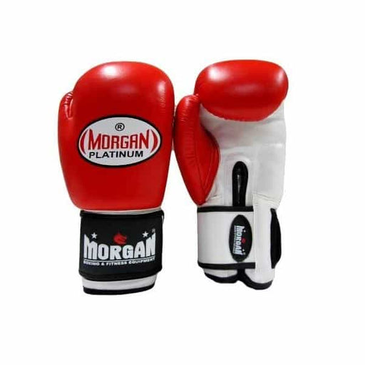 Morgan V2 Platinum Leather Sparring Gloves 10-12-14-16oz - Boxing Gloves - MMA DIRECT