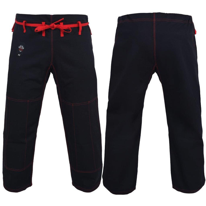 Dragon Fight Wear Competition BJJ Pants (Black) IBJJF APPROVED - Martial Arts Pants - MMA DIRECT
