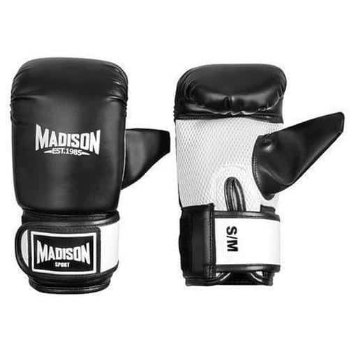 Madison Contender Boxing Mitts - Black Boxing S/M - Boxing Mitts - MMA DIRECT