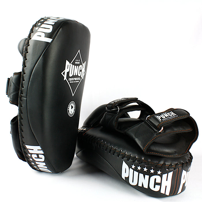PUNCH Black Diamond Thai Pads Boxing MMA Muay Thai Training - Thai Pads - MMA DIRECT
