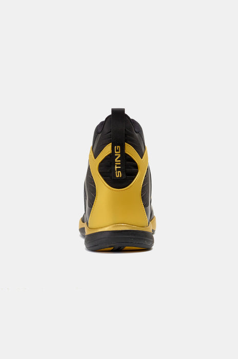 Sting Viper 2.0 Lightweight Premium Boxing Shoes - Black / Gold