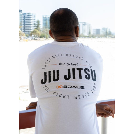 Braus Jiu Jitsu Old School Tee – Unisex - BJJ Apparel - MMA DIRECT