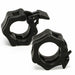 Morgan 50mm Olympic Barbell Snap Latch Collar (Pair) - Black - Barbell Collars & Squat Pads - MMA DIRECT