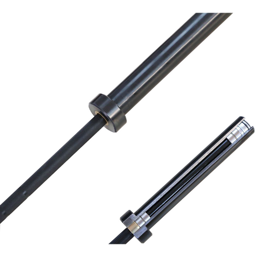 20kg Morgan Black Harden Chrome Olympic Barbell - 680kg Max Capacity - Olympic Barbells - MMA DIRECT