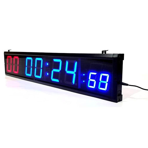 Morgan 8-Digit Led Cross Functional Fitness Commercial Grade Clock Timer w/ Remote - Digital Timer - MMA DIRECT