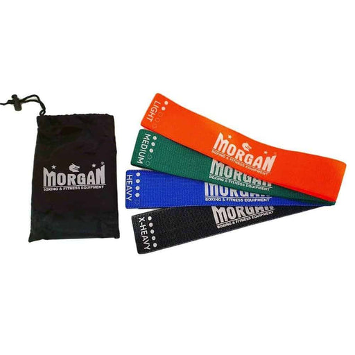Morgan Micro Knitted Glute Resistance Band Set of 4 - Power Bands & Resistance Trainers - MMA DIRECT
