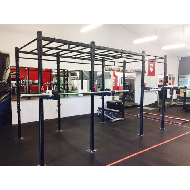 3-CELL MORGAN CROSS FUNCTIONAL FITNESS FREESTANDING SUPER RIG - Free Standing Rigs - MMA DIRECT