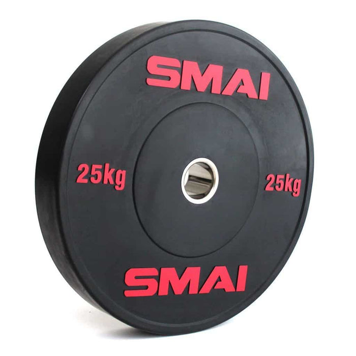 SMAI - HD Bumper Plates Set - 5 pairs of 25kg (250kg) - Olympic Bumper Plates - MMA DIRECT