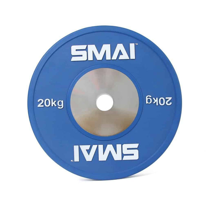SMAI - Competition Bumper Plate 20kg (PAIR) - Olympic Bumper Plates - MMA DIRECT
