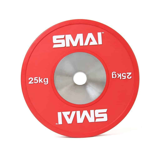 SMAI - Competition Bumper Plate 25kg (PAIR) - Olympic Bumper Plates - MMA DIRECT