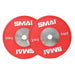 SMAI - Competition Bumper Plate 25kg (PAIR) - Olympic Bumper Plates - MMA DIRECT