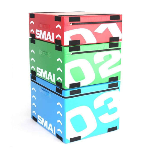 SMAI - Plyometric Box - Foam (3pk) - Plyometric Boxes - MMA DIRECT