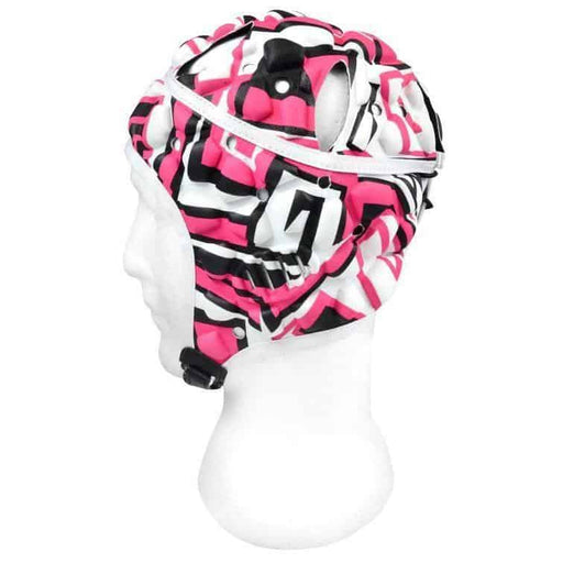 Madison Graffiti Headguard - Pink/Black Rugby League NRL - Rugby League Headguards - MMA DIRECT