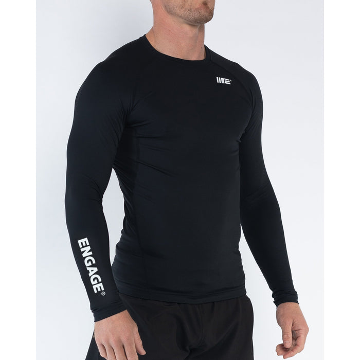 Engage Essential Series Long Sleeve Rash Guard - Compression - MMA DIRECT