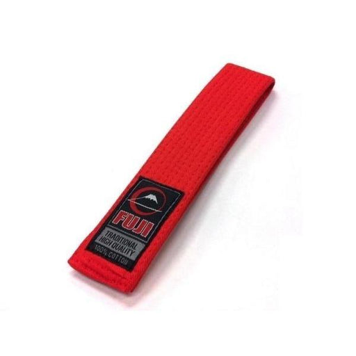 FUJI Red Activity Game Belt BJJ 100% Cotton Premium Quality Jiu-Jitsu Training - Martial Arts Belts - MMA DIRECT