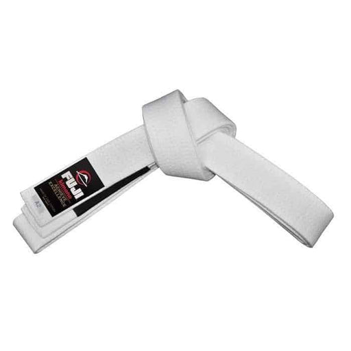 FUJI Jiu-Jitsu White Belt BJJ 100% Cotton Premium Quality - Martial Arts Belts - MMA DIRECT