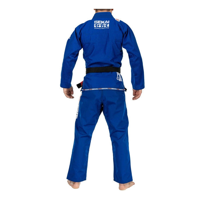 FUJI Sekai 2.0 Jiu-Jitsu Gi Blue Light Rip Stop Cotton IBJJF Approved - BJJ Gi - MMA DIRECT