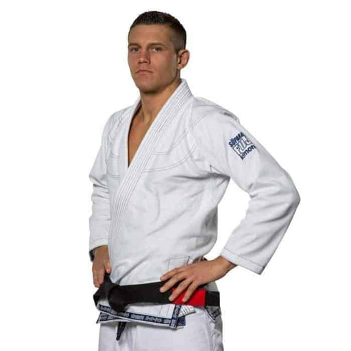 FUJI Suparaito Jiu-Jitsu Gi White Light Pearl Weave Jacket IBJJF Approved - BJJ Gi - MMA DIRECT