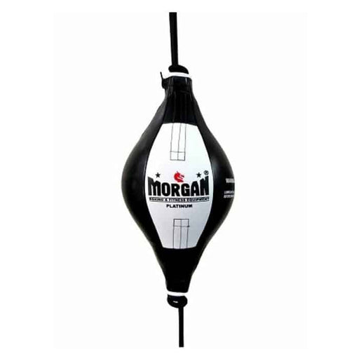 Morgan Platinum Leather Floor to Ceiling Punching Bag with Adjustable Straps - Floor To Ceiling Ball - MMA DIRECT