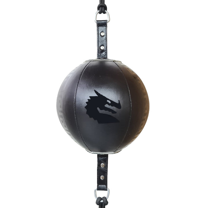 Morgan B2 Bomber 100% Leather 8inch Round Floor To Ceiling Ball + Adjustable Straps - Floor To Ceiling Ball - MMA DIRECT