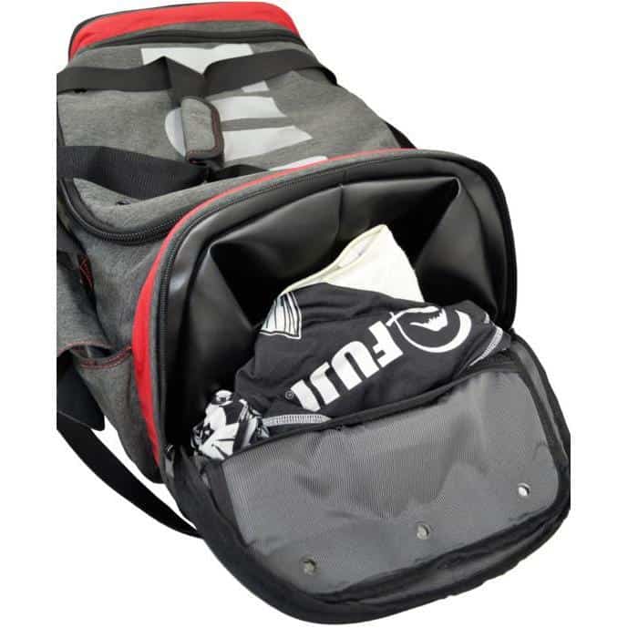 FUJI High Capacity Duffle Bag - Grey MMA Boxing Muay Thai Gym Gear FDBG - Gear Bags - MMA DIRECT