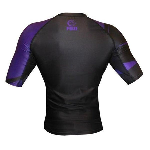 FUJI Freestyle IBJJF Approved Short Sleeve Rash Guard Purple MMA BJJ Thai - Boxing Shirt - MMA DIRECT