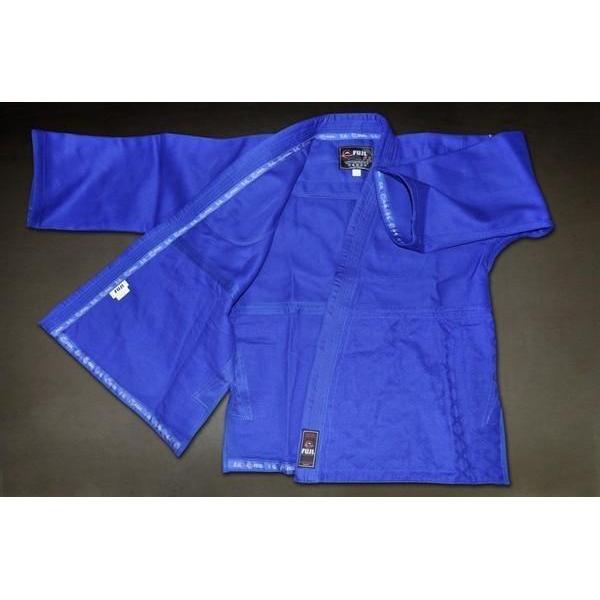 FUJI Competition Double Judo Gi Blue Tough Jacket & Pants Heavy Duty - BJJ Gi - MMA DIRECT